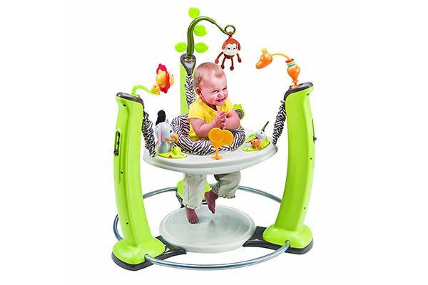 Evenflo ExerSaucer Jump & Learn Stationary Jumper - Jungle Quest