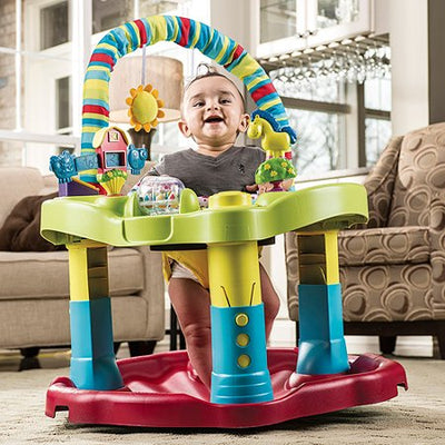 evenflo bounce and learn Evenflo ExerSaucer Activity Center, Bouncing Barnyard