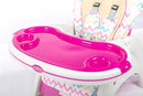 Evezo Merly High Chair/Desk Combo, Pink