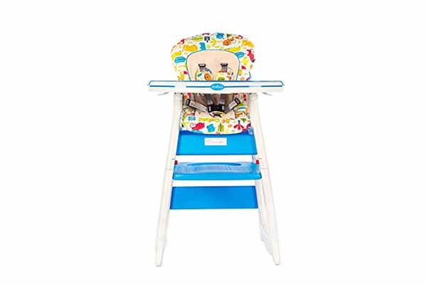 Evezo Merly High Chair/Desk Combo, Blue