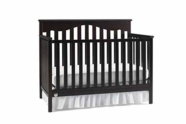 Fisher-Price Ayden 4-in-1 Convertible Crib, Espresso