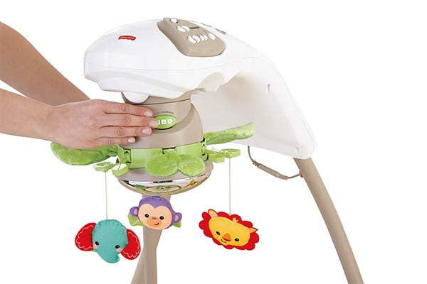 Fisher Price Rainforest Friends Deluxe Baby Cradle & Swing