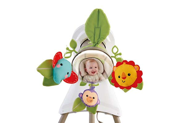 Fisher Price Rainforest Friends Deluxe Baby Cradle & Swing