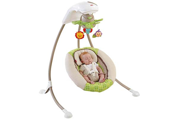 Fisher Price Rainforest Friends Deluxe Baby Cradle & Swing