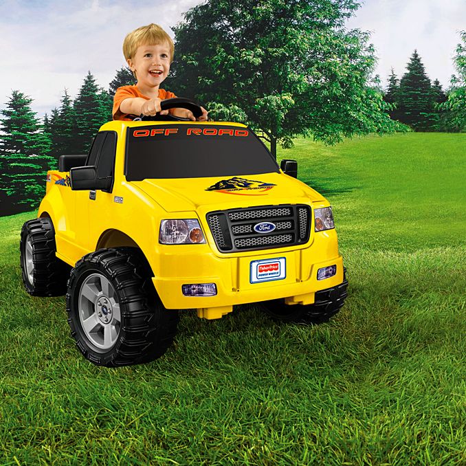 Power Wheels Lil' Ford F-150 6-Volt Battery-Powered Ride-On Yellow