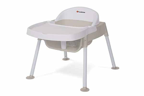 Foundations Secure Sitter Tip and Slip Proof Feeding Chair with 9" Seat Height