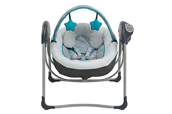 Graco Glider Lite Baby Swing, Finch