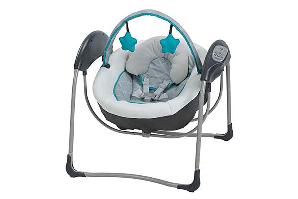 Graco Glider Lite Baby Swing, Finch