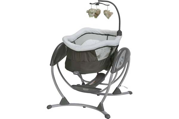 Graco Dream Glider Gliding Baby Swing and Sleeper, Percy