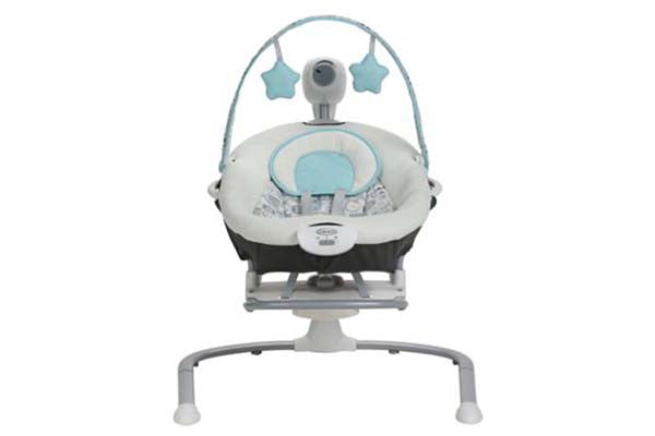 Graco Duet Sway Baby Swing with Portable Rocker, Roam