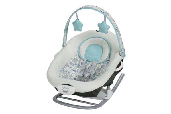 Graco Duet Sway Baby Swing with Portable Rocker, Roam