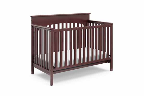 Graco Lauren 2-piece Convertible Crib and Changing Table Set - Cherry