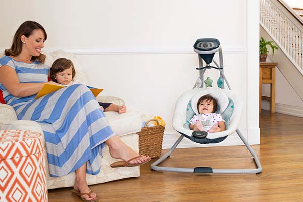 Graco Simple Sway Baby Swing Stratus