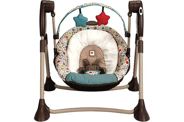 Graco Swing By Me Portable Baby Swing, Twister