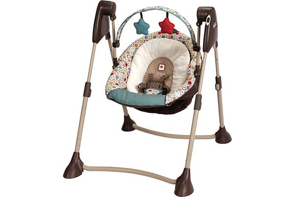 Graco Swing By Me Portable Baby Swing, Twister