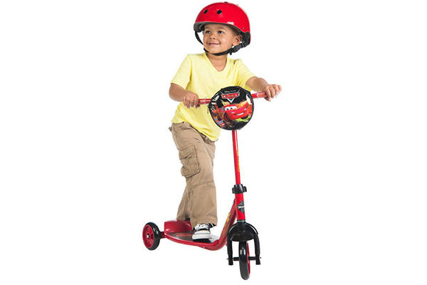 Huffy Disney Cars 3-Wheeled Preschool Scooter