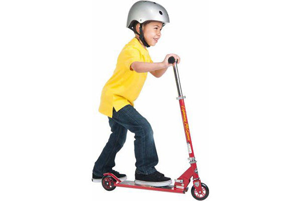 Huffy Disney Cars Boys' Inline Folding Scooter