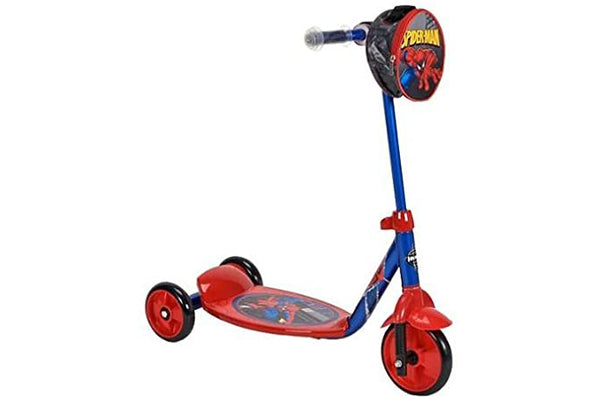 Huffy Marvel Spiderman Boys 3 Wheel Preschool Scooter