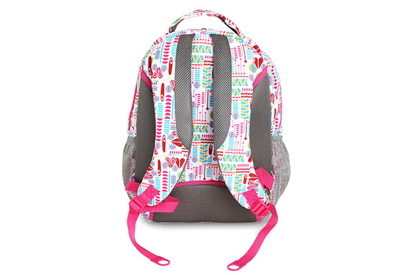 J World Cornelia Laptop Backpack JWS-49, Heart Factory