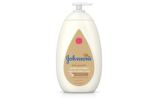 Johnson's Moisturizing Baby Body Lotion with Vanilla & Oat Extract for Dry Skin 27.1 oz (800ml)