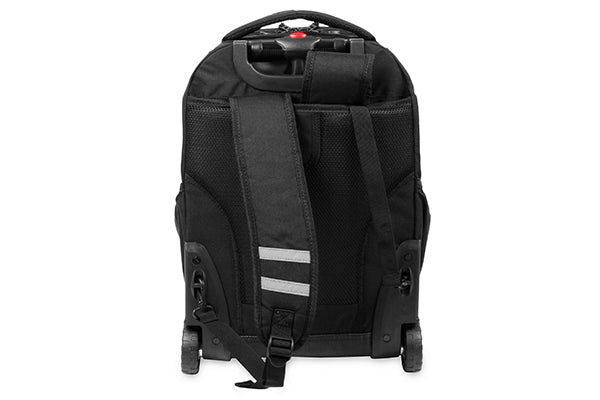 J World Duo Rolling Backpack with Detachable Lunch Bag KRB-18LB, Black