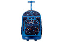 J World Duo Rolling Backpack with Detachable Lunch Bag KRB-18LB, Spaceship