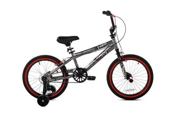 Kent 18" Abyss Boys' BMX Bike, Silver