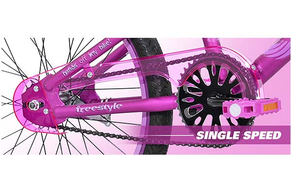 Kent 20" 2 Cool BMX Girl's Bike, Satin Purple