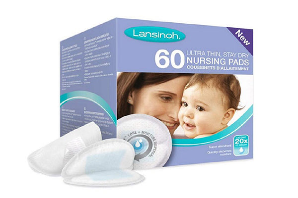 Lansinoh Ultra-Thin Ultimate Protection  Disposable Nursing Pads - 60 counts