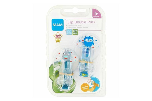 MAM Soother Clips 2pack - 0m+