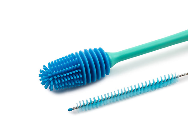 Manna Ultimate Bottle & Straw Brush -  2 Tone Blue