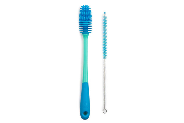 Manna Ultimate Bottle & Straw Brush -  2 Tone Blue