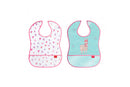 Nuby Catch All Peva Bib 2 Pack - 6M+