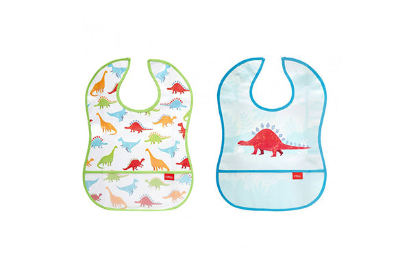 Nuby Catch All Peva Bib 2 Pack - 6M+