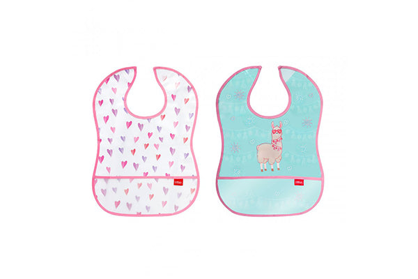 Nuby Catch All Peva Bib 2 Pack - 6M+