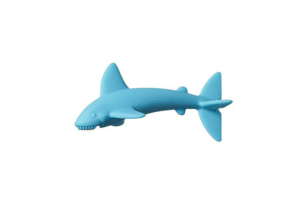 Nuby Lil Shark Massaging Teether Toy (Silicon), 6M+