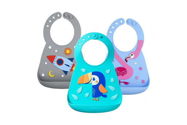 Nuby Silicone 3D Bib