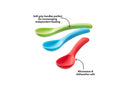 Nuby Silicone Spoons Triple Pack, 6M+