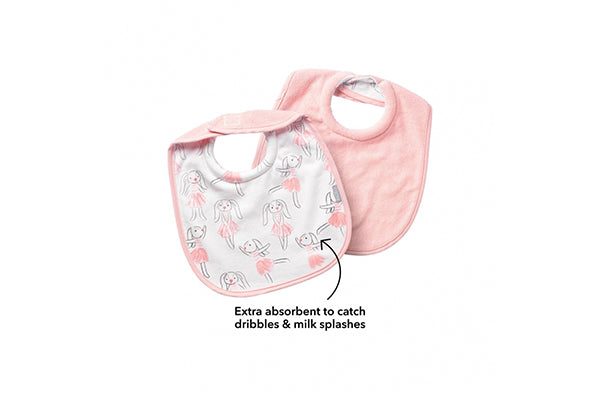 Nuby Snug & Dry Super Soft Organic Cotton Bib