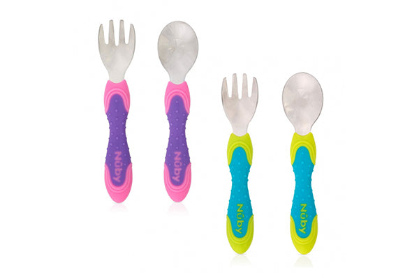 Nuby Stainless Steel Cutlery