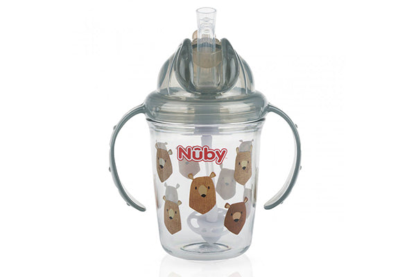 Nuby Tritan Flip N' Sip Drink Cup, 6-12M