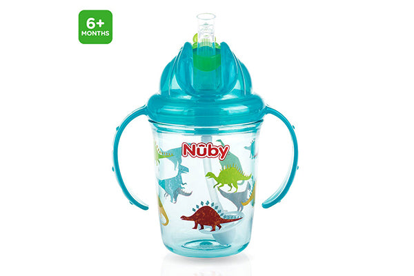 Nuby Tritan Flip N' Sip Drink Cup, 6-12M