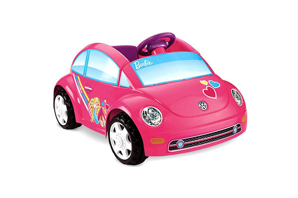 Power Wheels Barbie Volkswagen New Beetle 6 Volt Battery Powered Ride