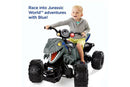 Power Wheels Jurassic World Dino Racer, Grey Ride-On ATV for Kids