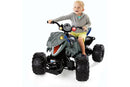 Power Wheels Jurassic World Dino Racer, Grey Ride-On ATV for Kids
