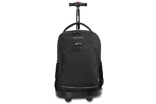 J World Sunny Rolling Backpack RBS-17, Black