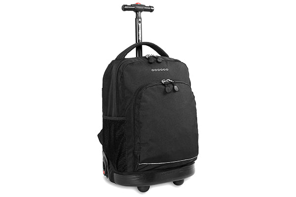 J World Sunny Rolling Backpack RBS-17, Black