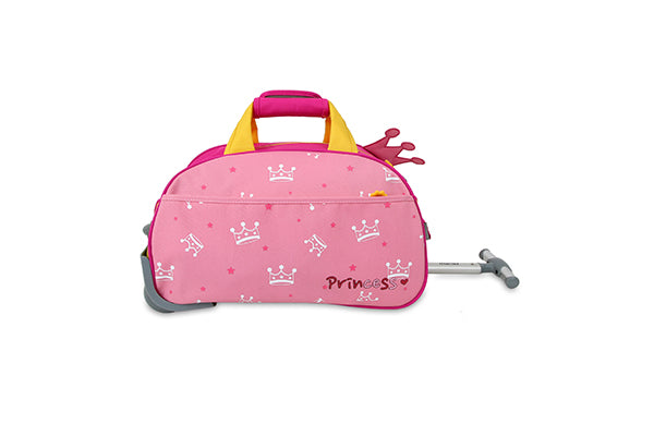 J World Kids Travel Duffle Bag with Wheels RFS-001K, Princess II