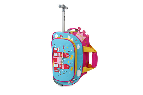 J World Kids Travel Duffle Bag with Wheels RFS-001K, Princess II