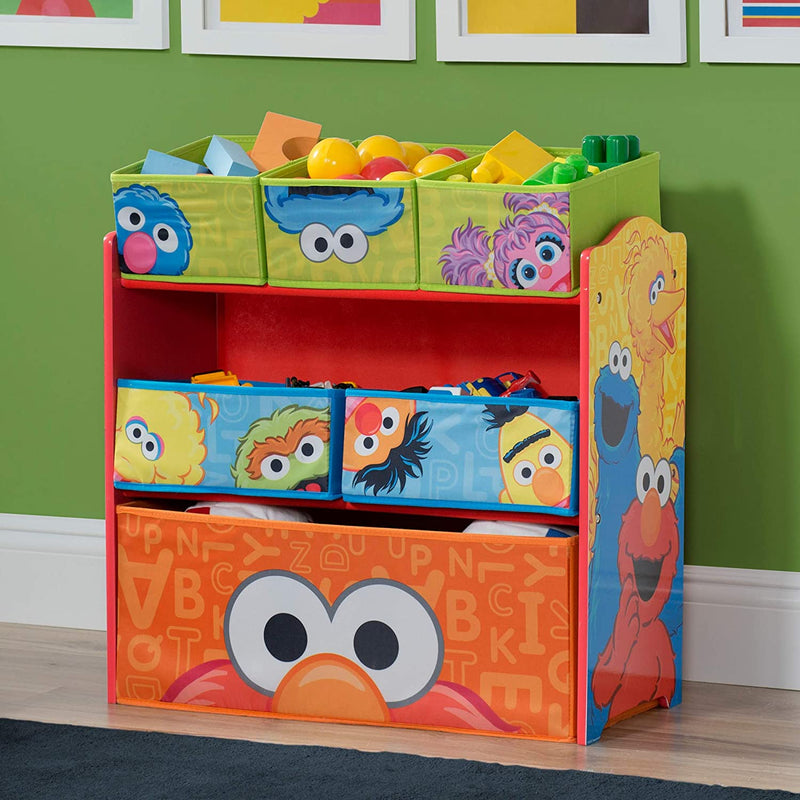 Sesame Street Multi-Bin Toy Organizer